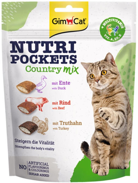 GimCat Nutri Pockets Country Mix Katzensnack 150g