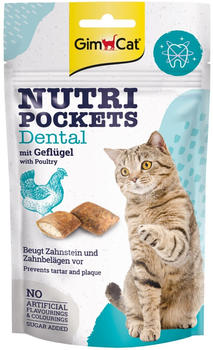 GimCat Nutri Pockets Dental mit Geflügel Katzensnack 60g