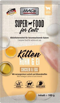 MAC's Kitten Huhn & Ei Nassfutter 100g