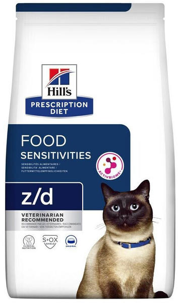 Hill's Prescription Diet Feline z/d Food Sensitivities Trockenfutter 1,5kg