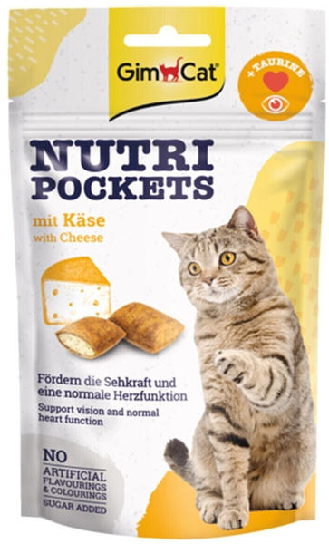 GimCat Nutri Pockets mit Käse Katzensnack 60g