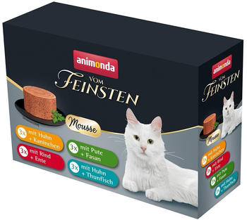 Animonda Vom Feinsten Adult Cat Mousse-Vielfalt 4 Sorten 12x85g Multipack