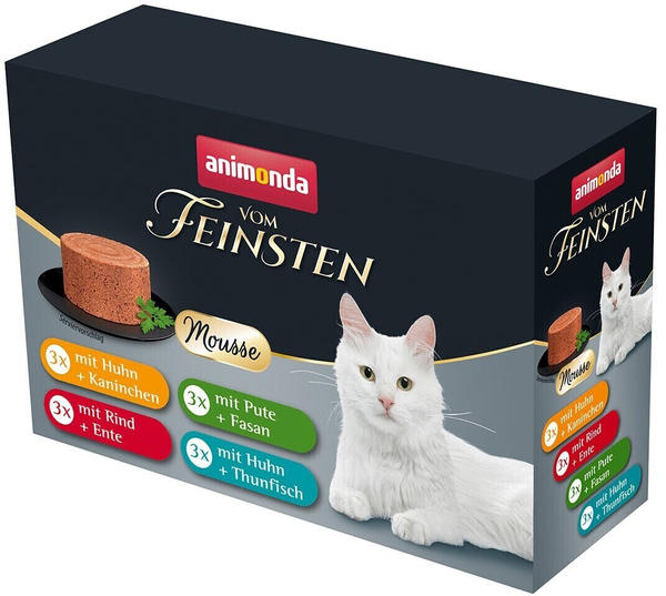 Animonda Vom Feinsten Adult Cat Mousse-Vielfalt 4 Sorten 12x85g Multipack