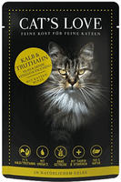 Cats Love Katzenfutter Nassfutter Mix Kalb & Truthahn mit Katzenminze und Lein&ouml;l