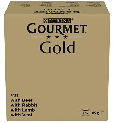 Gourmet Gold Feine Pastete Katzennassfutter Sorten-Mix 96x85g