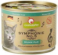 GranataPet Symphonie 6 x 200 g - Huhn pur (Katzenfutter), Grundpreis: &euro;...