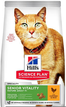 Hill's Science Plan Feline Senior Vitality Mature Adult +7 Huhn und Reis Trockenfutter 1,5kg