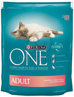 Purina 12370994, Purina One Hundetrockenfutter Adult Mini 800 g Lachs Rot