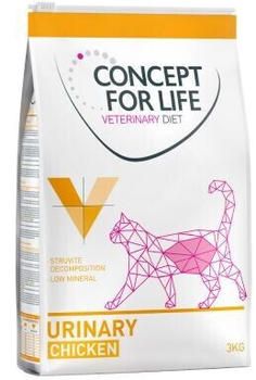 Concept for Life Veterinary Diet Urinary Huhn Katzentrockenfutter 3kg