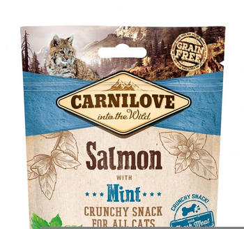 Carnilove Crunchy Snack für Katzen Lachs mit Minze 50g