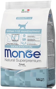 Monge Superpremium Cat Kitten Monoprotein Trout 400 Gr.