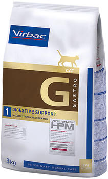 Virbac Veterinary HPM Gastro 1-Digestive Support cat dry food 3kg