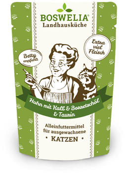 Betty's Landhausküche Huhn mit Kalb & Borretschöl Katzen-Nassfutter 100g