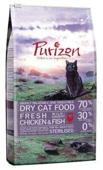 Purizon Sterilised Adult Cat Huhn und Fisch Trockenfutter 2,5kg