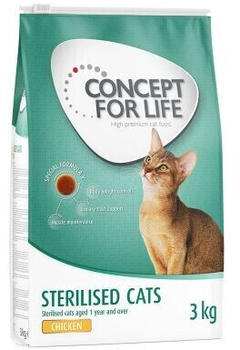 Concept for Life Sterilised Cats Huhn Trockenfutter 400g