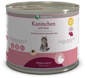Herrmann's Kaninchen mit Käse Katzen-Nassfutter 100g