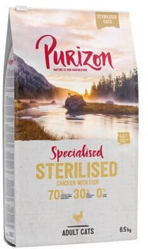 Purizon Sterilised Adult Cat Huhn und Fisch Trockenfutter 6,5kg