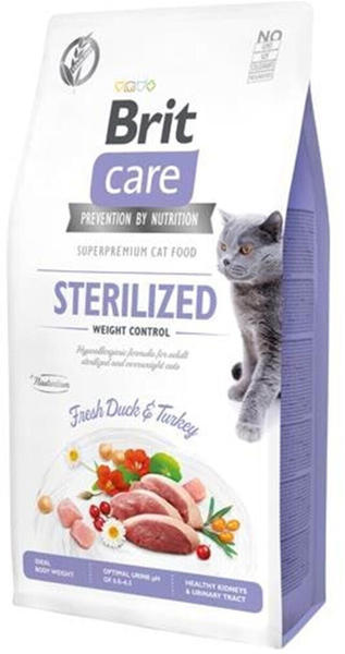 Brit Care Grainfree Sterilized Weight Control Katzen-Trockenfutter 7kg