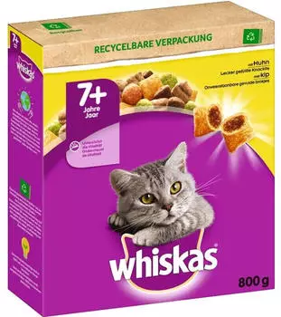 Whiskas 7+ mit Huhn Trockenfutter 800g