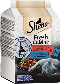 Sheba Fresh Cuisine Katze adult Taste of Paris Nassfutter 6x50g