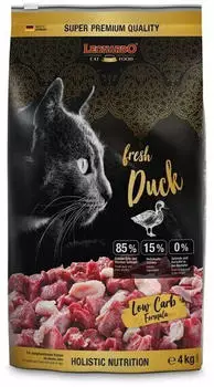 Leonardo Katze fresh duck and poltry Trockenfutter 1,5kg