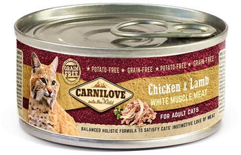 Carnilove Katze adult Huhn und Lamm Nassfutter 100g