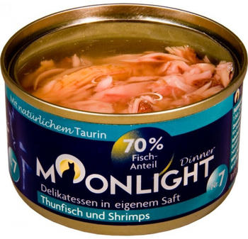 Moonlight N. 7 Katze Thunfisch und Shrimps Nassfutter 80g