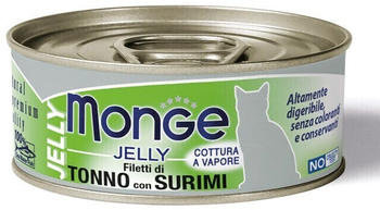 Monge Jelly Thunfischfilets & Surimi 80g