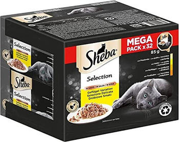 Sheba Selection in Sauce Geflügel Variation 32x85g