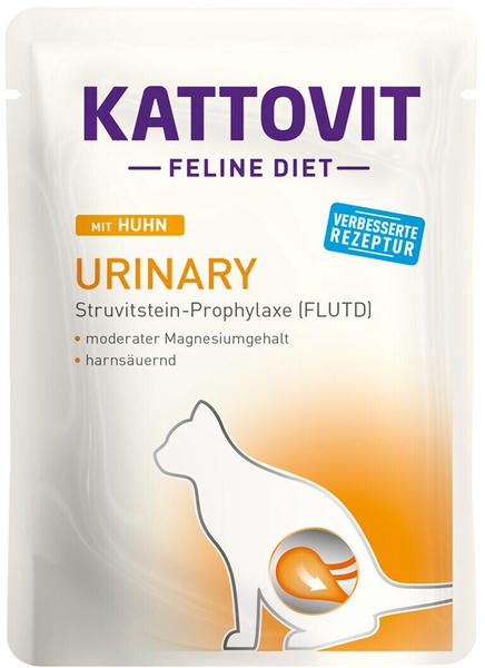 Kattovit Feline Diet Urinary Huhn Nassfutter 24x85g