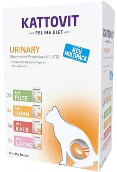 Kattovit Feline Urinary Multipack 12x85g