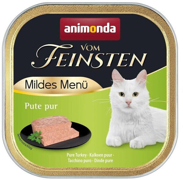 Animonda Vom Feinsten Katze mildes Menü Pute Nassfutter 100g