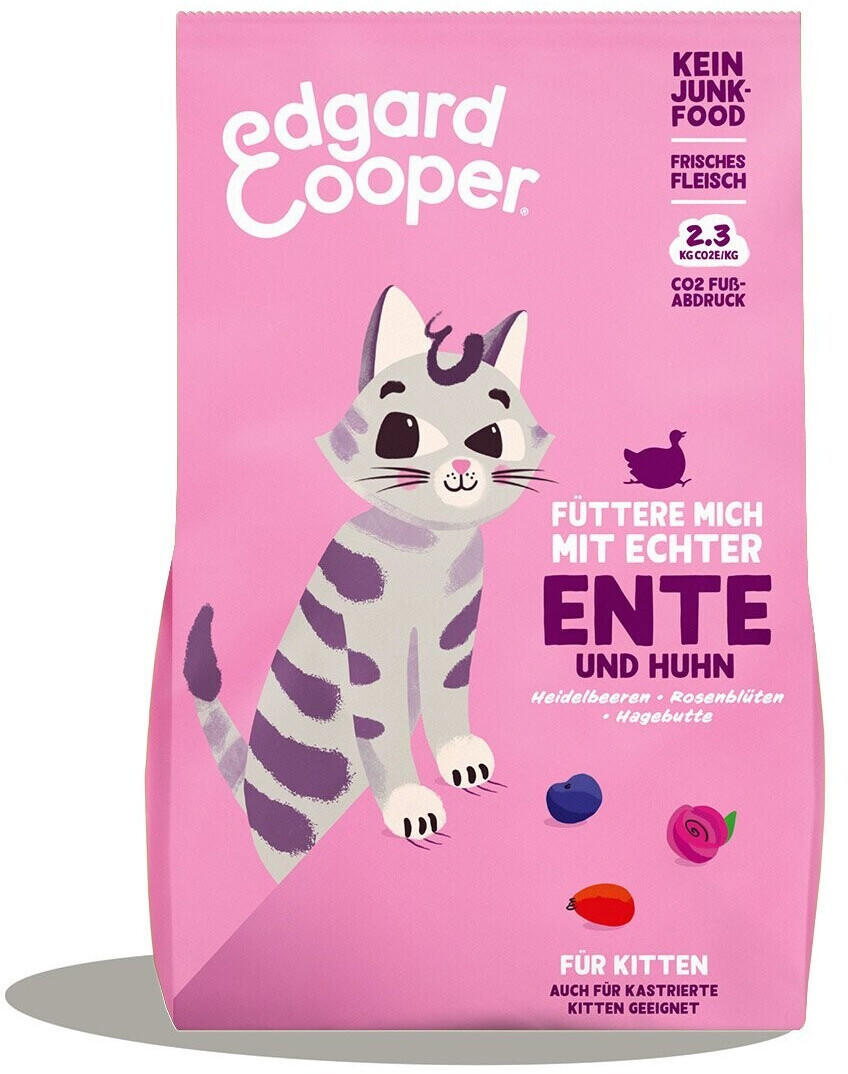 Edgard & Cooper Kitten Ente und Huhn Trockenfutter 2kg Test TOP Angebote ab  19,99 € (April 2023)