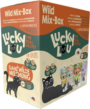 Lucky Lou Adult Wild-Mix Katzen-Nassfutter 6x125g