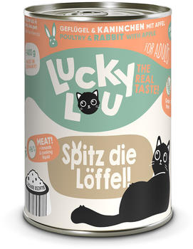 Lucky Lou Adult Geflügel & Kaninchen Katzen-Nassfutter 400g