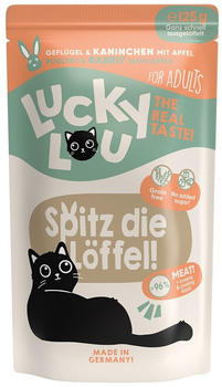 Lucky Lou Adult Geflügel & Kaninchen Katzen-Nassfutter 125g
