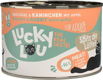 Lucky Lou Adult Geflügel & Kaninchen Katzen-Nassfutter 200g