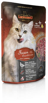 LEONARDO Cat Food Fasan und Cranberries Katzen-Nassfutter 85g