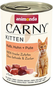 Animonda Carny Kitten Nassfutter Kalb, Huhn + Pute 400g