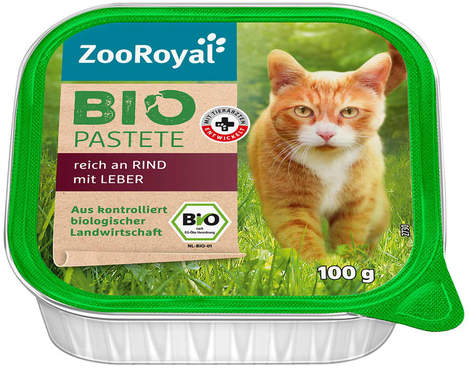 ZooRoyal Bio Pastete reich an Rind mit Leber 100g