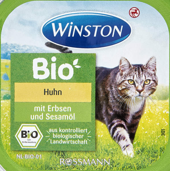 Winston Bio Huhn mit Erbsen & Sesamöl 100 g