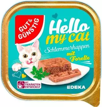 GUT & GÜNSTIG Schlemmerhappen mit Forelle 100 g