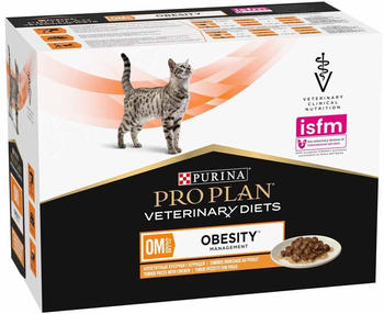 Purina Pro Plan Veterinary Diets OM St/Ox Obesity Management Cat wet food 10 x 85g