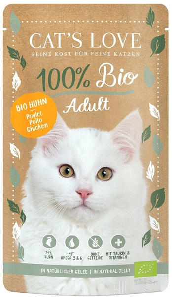 Cat's Love Adult Bio Huhn 100g