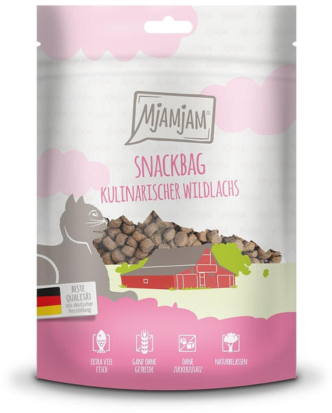 MjAMjAM Snackbag Katze Kulinarischer Wildlachs 125g