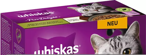 Whiskas Pure Delight Adult Gemischtes Ragout in Gelee 12x85g