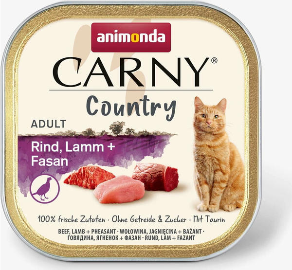 Animonda Carny Country Adult Rind, Lamm + Fasan 100g