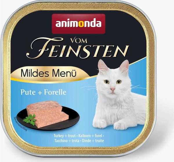 Animonda Vom Feinsten Mildes Menü Adult Katze Pute + Forelle 100g