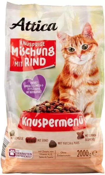 Netto Marken-Discount Attica Knuspermenü Knusprige Mischung mit Rind