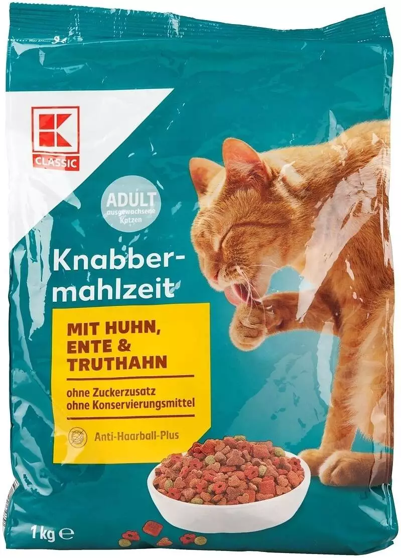 Kaufland K-Classic Knabbermahlzeit Adult mit Huhn, Ente & Truthahn Test